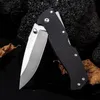 Nueva llegada H9981 Cuchillo plegable 9CR13MOV Satin Drop Point Blade G10 Mango al aire libre Camping Pesca de pesca EDC Combina de bolsillo con caja minorista