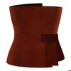 Vente de soutien à la taille des traits de fermeture à glissière Shapewear Corps Shaper Femmes Girdling Band Corset Sweeting Tire Ajustement Girdle Fitness Supplies U Dhuil