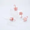 Butelki do przechowywania 10pcs 5,5 ml mini parasol wargi glazury rurka DIY szminka kosmetyczna butelka próbka puste usta czerwone samozwańczy pojemniki