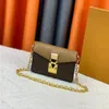 Original hochwertiger Crossbody Bag Fashion Mini Designer Luxus Handtaschen Geldbörsen Vintage Bag Women Marke Classic Style Echtes Leder #3366