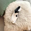 Casual Shoes Ins Fashion White Leather Women Slingback Flats Platform Dress Party Espadrilles Black Shallow Autumn Loafers Working Stilettos