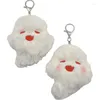 Porte-clés 1pc belle peluche fantôme charme mignon ornement pendentif voiture porte-clés sac à dos décoration sac bijoux