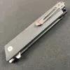 Специальное предложение A6707 Высококачественный флиппер -складной нож D2 Satin Tanto Blade Cnc G10 Harder Harding Ball Barking Camping Liking Folding Knives Folding