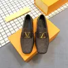 2024 Luxury Designer Fashion Crocodile Mönster Körskor för män Casual Loafers Business Formal Dress Footwear Zapatos Hombre