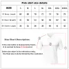 Pantalon polo shirts hommes tshirt imprimé golf wear tennis polo mode décontracté manches courtes respirantes en jersey tops vêtements sportifs