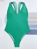 Damskie stroje kąpielowe Seksowne bandaż Backless Black Swimsuits One Piece Swimodear Woman 2023 Bakers Swimming Cathing Suit for Women Bodysuit Y240402