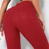 Leggings pour femmes Contrôle du ventre Sexy Femmes Collants d'entraînement Taille haute Bulifting Leggins Pantalon de yoga extensible Minceur Ruché Gym