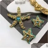 Stift Ohrringe Seestarfish Ohrring Brosche Drop Lieferung Schmuck DH8UY