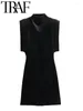 Casual Dresses GAL 2024 Spring Fashion Velvet Women Dress Slim Robe Back Zipper Sleeveless Female Mini Short Y2K