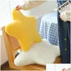Fyllda plyschdjur Nordic Little Star Pillow Super Soft and Cute P Toy Sleep Girl Gift Heart Cream Color Drop Leverans Toys Oth4y