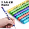 Pencils M G 30pcs/lot Triangle Grooved Bulk Wooden Pencils No Harmful Lead Elements Triangle 2B/HB for School and Office Stationery