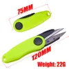 Quick Knot Tool Shrimp Shape Fold Fishing Scissors Telescopic Rope Kit Fishing Line Cutter Clipper Nipper Fishing Tackle