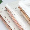 Notepads A5 A6 B5 Rose Gold Black with 90 Sheet Inner Page Binder Notebook Cover Diary Agenda Planner Paper Cover School Stationery