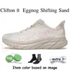2024 Fashion Kawana Cliftons Running Shoes Designer Womens Bondi 8 Clifton 8 9 Triple Black Pink Foam Runner Free People Ons Cloud Platfor