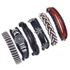 Bracelets de charme 6 en 1 tressé pour les hommes femmes bricolage Fashion vintage bijoux MtiLer