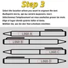 50 PCS Student Metal Ballpoint Pen Gratis aangepaste Logo Office School Advertentiepen Tekst Gravure Groothandel Gift Pen