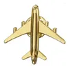 Brooches Metal Airplane Brooch DIY Fashion Pin Alloy Badge Vintage Buckle Jewelry Accessories