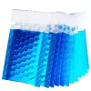 Mailers 50Pcs 14 Sizes Bubble Mailer Matte Blue Aluminum Foil Bubble Envelope Padded Mailing Bag Waterproof Shipping Bag with Bubble