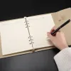 Notebooks Cover Hard A5 PU Planner Planner Planner Organizzatore 6 Ring Binder Spiral Office Stationery Business Notepad Book Regalo