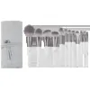 Mon destin de maquillage des destins de poils synthétiques doux 12pcs pinceaux Setportable Bagbeginer maquillage kitbeauty 240403