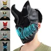Party Supplies Kid Of Darkness Halloween Mask Cosplay Props Demolisher Glowing Slaughter To Prevail Deathmetal Demon Masks Horror Hood