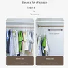 Hangers Multifunction 9 Hole Clothes Hanger 360° Rotate Folding Drying Rack Plastic Space Saving Wardrobe Closet Organizer