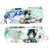 BASS ANIME Genshin Impact Pencil Case Venti Raiden Shogun Keqing Klee Student Pencil Stationery Storage Bouch Prodotti scolastici