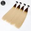 Extensions Fairy Remy Hair 0.5G/Strand 12/14 Inch Real Remy K Flat Tip Human Hair Extensions Silkeslen Straight Pre Bonded Keratin Hair