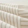 Pillow Thick Cotton Linen Striped Cover 45x45 50x50 60x60cm Decorative For Sofa Livingroom Decor Pillowcase