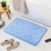 Badmattor inyahome minnesskummatta absorberande badrumsmatta badmat non glid golv kök löpare toalett vardagsrum blå matta