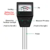 2 In 1 Bodenmesser Fertilitätstester -Instrumenten -Säureanlagen -Bodenmonitor -PH -Detektor für Gartenpflanzenanbaus mit 3 Sonde