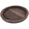 Candle Holders Small Tray Creative Holder Home Supply Circle Candles Decorations Dinner Wooden