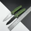 BM 9400 Automatisk vikkniv 3.4 "S30V Sharp Plain Blade Green Aluminium Handtag utomhus camping EDC Multi-Tool High Hardness