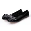 Casual Shoes 2024 Spring Women's Korean Fashion Bow Female Student Flat Heel Large Size