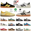 Vintage Handball Spezial Mejczyki Wales Bonner Designer Sneakers Mężczyźni Kobiety Czarna żółta guma Bauhaus jasnoniebieskie spezials piłka ręczna Og Original