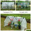 Équipements d'arrosage Kits Green Holes pour extérieur Portable Greenhouse ER Jardin imperméable Promouvoir le flux d'air Amélioration de la ventilation Drop D otclj