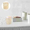 Candle Holders Bamboo Cup Sleeves Woven Handmade Covers Accessory Glassware Protector