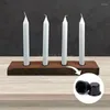 Kerzenhalter 36PCS Mini Cup Metal Candleholder Black Aluminium Candelabra für DIY -Handwerk und Wohnungsbaudekoration