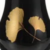 Vasi Black Ceramic Vase Flower Disposition Tabletop Oro Decorazioni oro