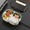 Geschirr 12V/220V Wasser Kostenlose Elektrische Heizung Lunch Box Edelstahl Isolierung Bento Hause Auto Warm Halten 1,2 L