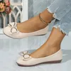 Casual Shoes Bow Crystal Luxury Women Loafers Flats Walking Sandals Summer 2024 Sport Brand Dress Shallow Femme Zapatillas