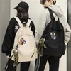 Sac à dos féminins hommes en toile Notebook d'étudiant ordinateur portable japonais sac à dos pour adolescents scolarisés