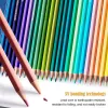 Pencils Color Pencil 24/36/48 Color Oily Colored Pencils Set Drawing Assorted Colors Leads Box For Painting Artists Students School Supp