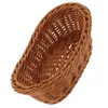 Dinnerware Sets Basket Storage Loaf Bread Retro Fruit Make Up Desktop Plastic Child Daily Use Baskets