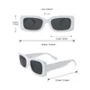 6pcs Men Square Frame Fashion Metal Plastic Personality Sunglasses for Travel School Daily Life UV400 Accessories