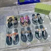 Slippers Designer Slide Summer sandals Fashion Men Beach Indoor Flat Flip Flops Leather Lady Women Shoes Ladies Slippers Size 35-46 T240403