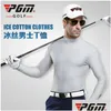 T-shirts de golf Chemises extérieures sport pgm pour hommes