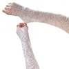 Knee Pads Elastic Bridal Dress Arm Cover Removable Lace Sleeves Wedding Supply