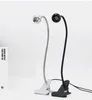 Lâmpadas de mesa LED USB CLAMP LAMPELO ELECEO DE LEITURA DE LEITURA CRIATIVA GORES CRIATIVA MANGUEIRA