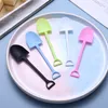 1000pcs / sac Mini de pellets jetables Creative Pudding Ice Cream Spoon Plastic Cake Cake Phen-Spoon T9I002603